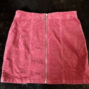 Forever 21 Zipper mini skirt